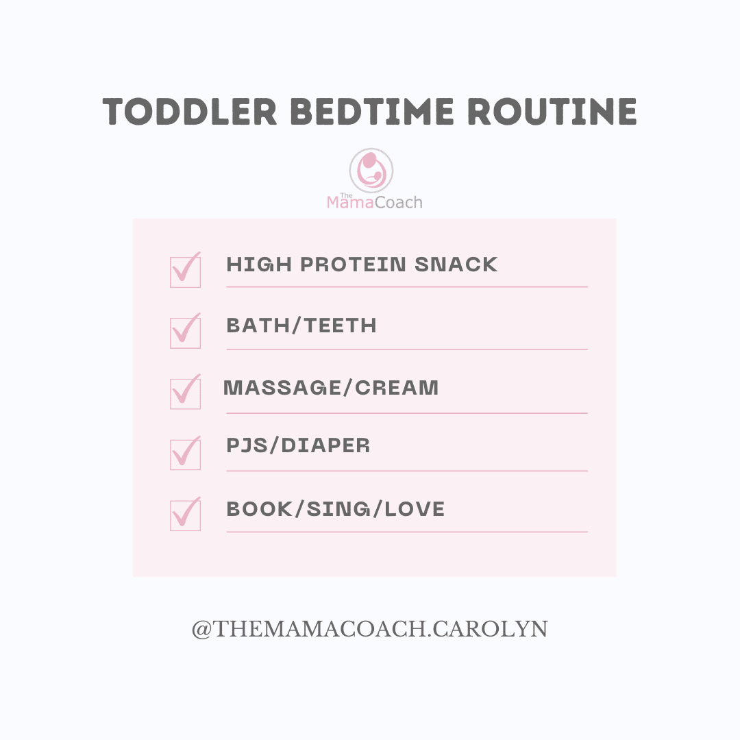 Creating a Bedtime Routine - The Mama Coach - Carolyn Marshall