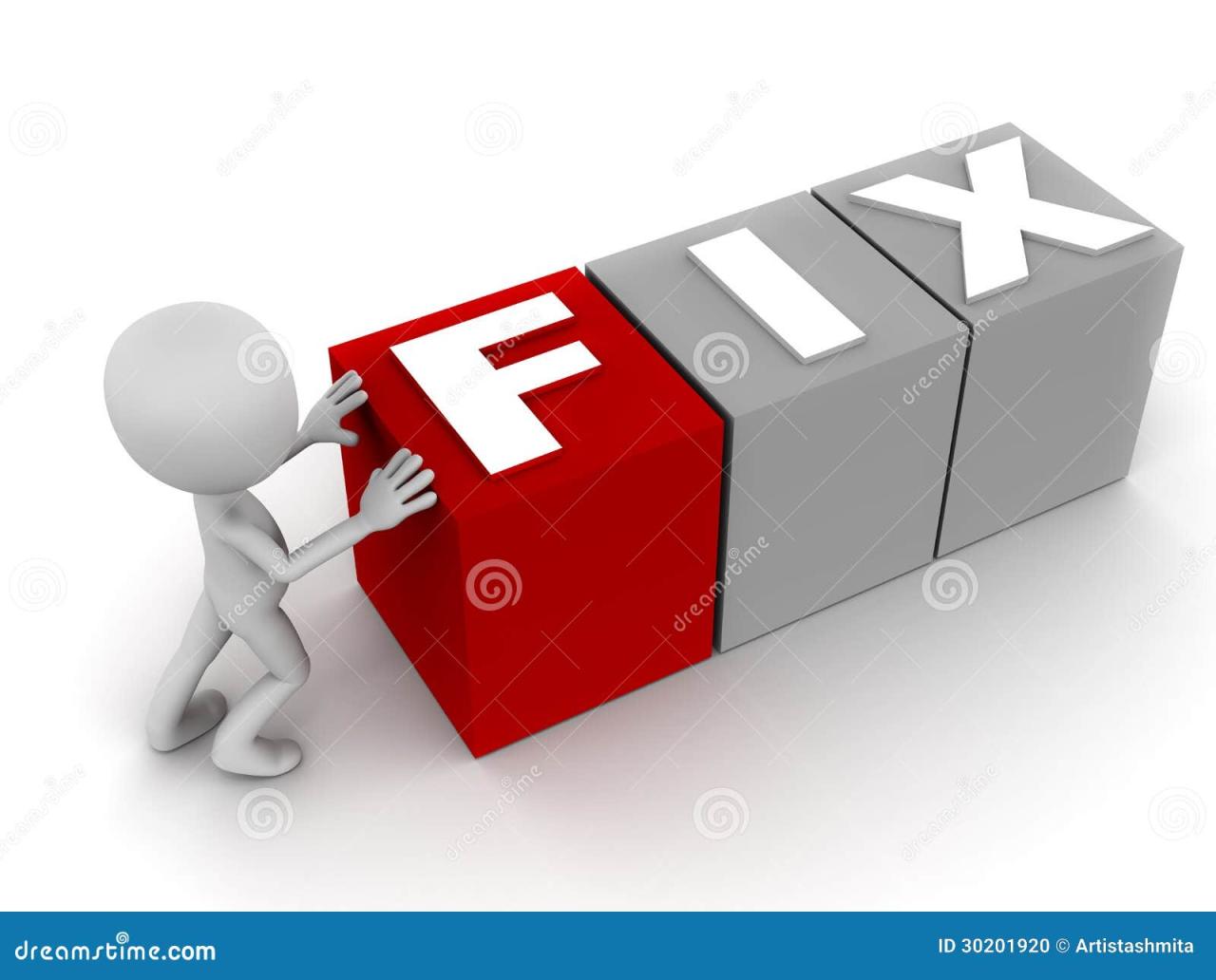 Fix stock illustration. Illustration of resolution, provide - 30201920