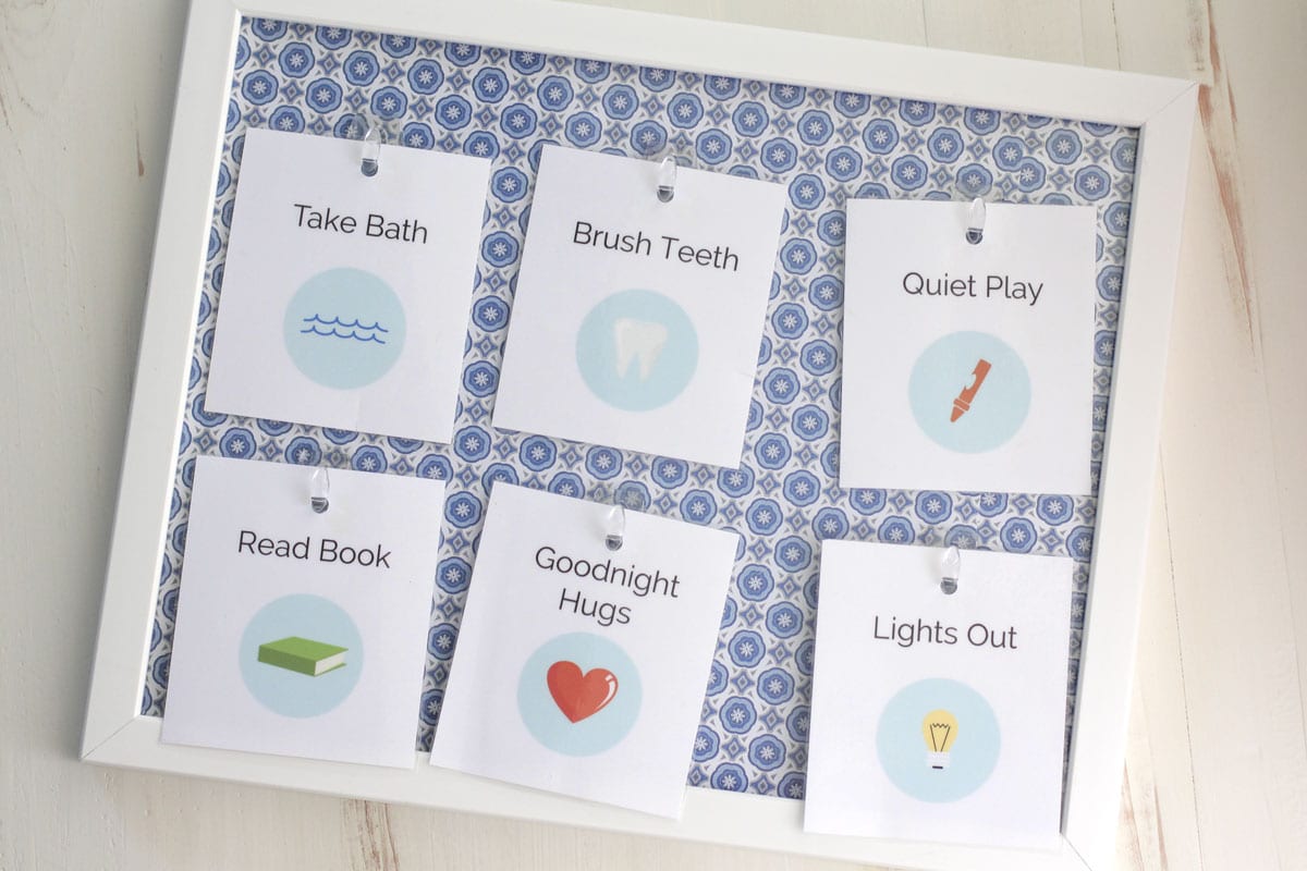 Printable Bedtime Routine Cards