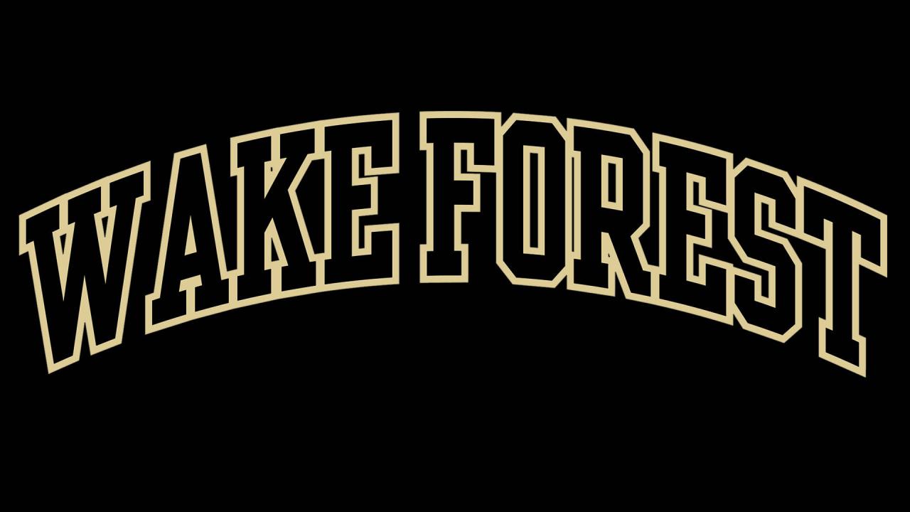 Download Wake Forest University Logo Dark Wallpaper | Wallpapers.com Download Wake Forest University Logo Dark Wallpaper | Wallpapers.com